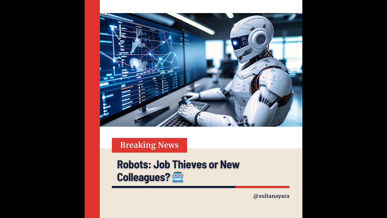 "Robots: Job Thieves or New Colleagues? 🤖"