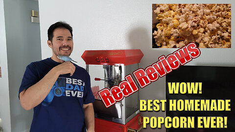 Great Northern Red 8 Ounce Popcorn Machine with Cart How To Real Review