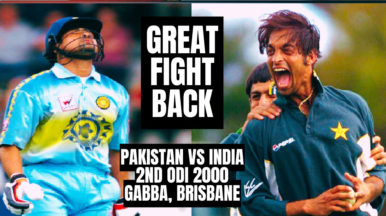 Shoaib Akhtar's Super Bowling | Yousaf & Saqlain Fight back in a Last Ball Thriller | Pak vs Ind