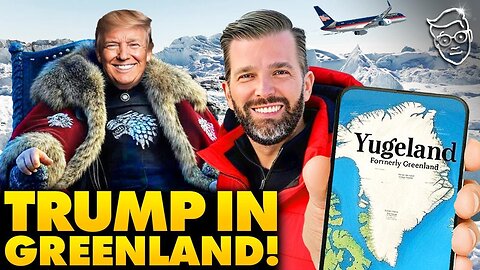 Trump Lands in Greenland on Trump Force One! Natives Welcome America As CONQUERING HEROES!!