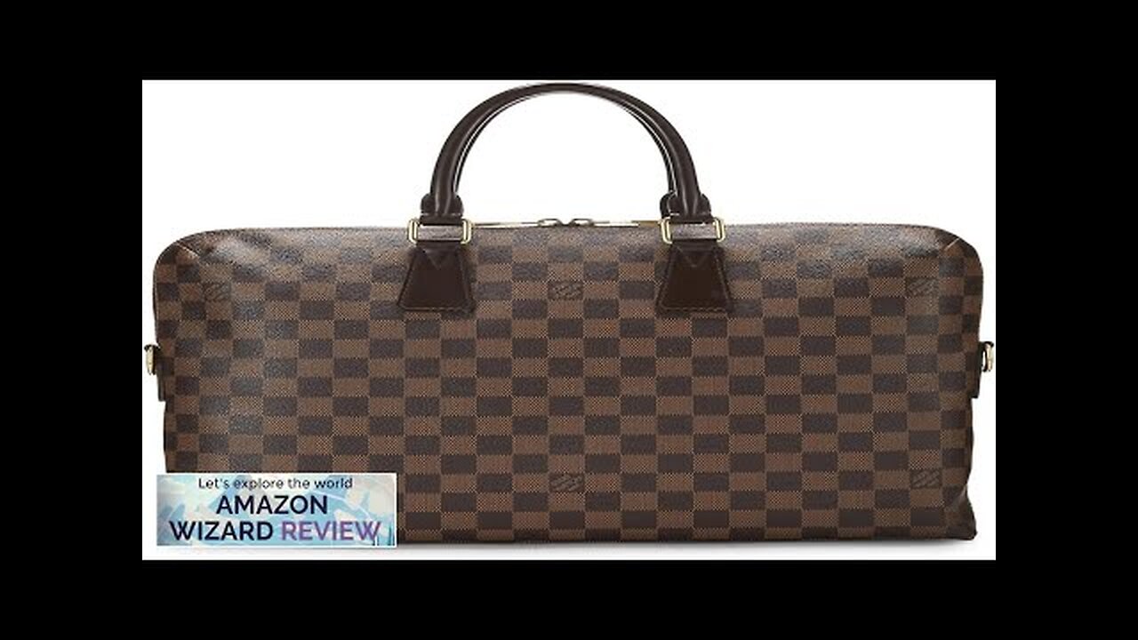 Louis Vuitton Pre-Loved Damier Ebene Porte Documents-Jour BrownThe perfect on-the-go piece Review