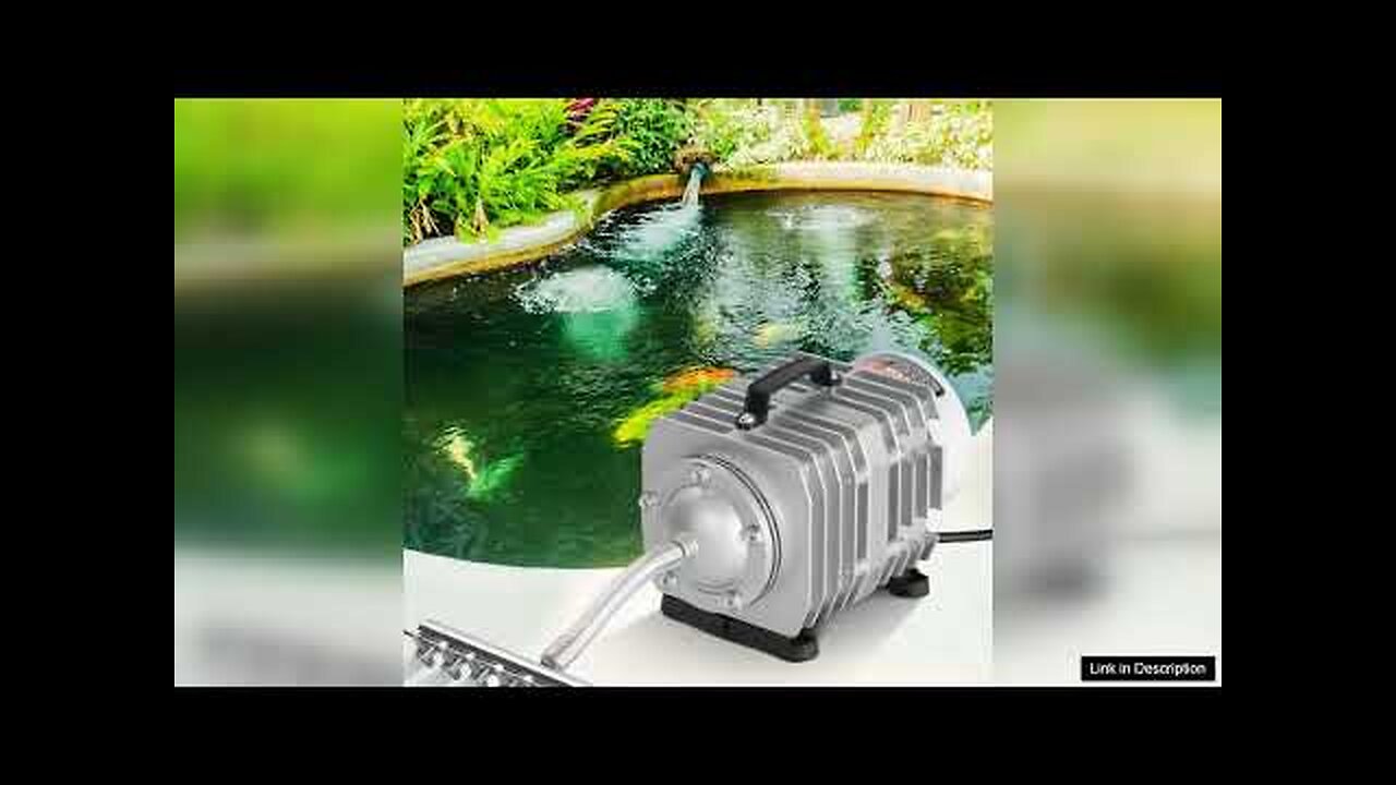 VEVOR Electromagnetic Commercial Air Pump 50W 1110 GPH Hydroponic Air Pump Review