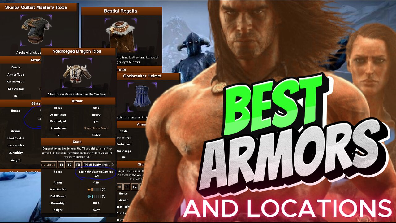 This are my favourite armors in conan exiles and I tell you how to get them