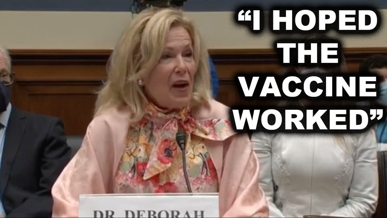 Jim Jordan Questioning US Gov’t Dr. Birx:”I think it was Hope the Vaccine Would Work”