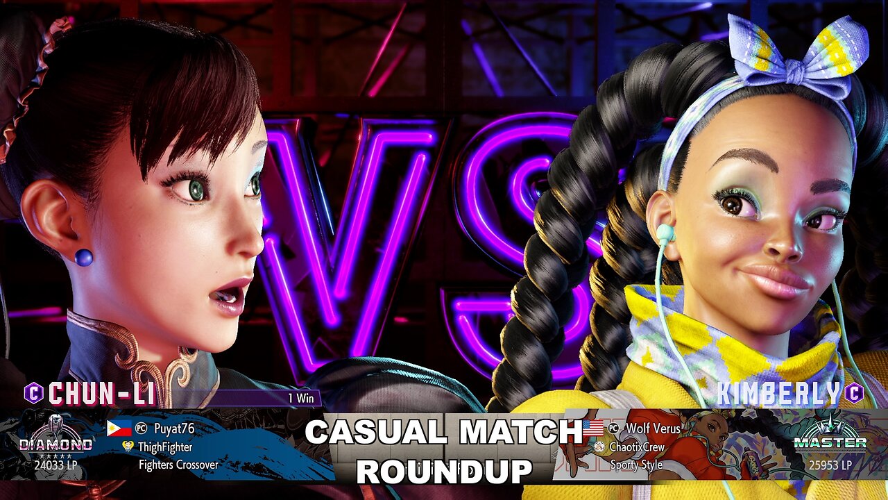 Kuya Kalbo SF6 Casual Match Roundup. Chun Li 4 star Diamond Rank [Hori Fight Stick]