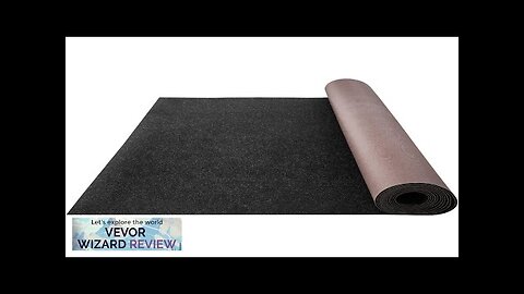 VEVOR Marine Carpet 6 x 13 ft Boat Carpeting Charcoal Black Marine Review