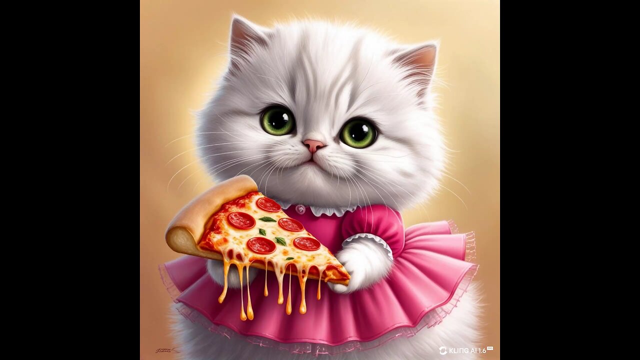 cat Pizza eating Cat 🐈 Eating 🍕 pizaa animals cat Video shoot