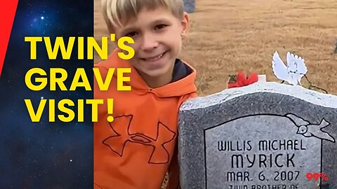 TWIN VISITS BROTHER'S GRAVE! Heartbreaking Photo Will Make You Cry!