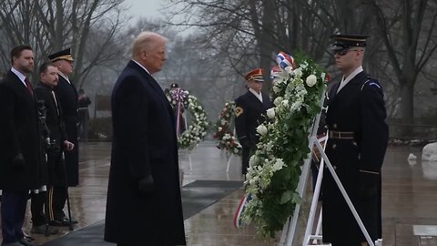 PDJT & JD Vance honor America's fallen soldiers at Arlington Nat'l Cemetery 🦅