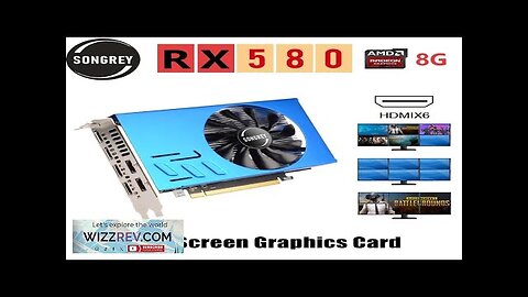 SONGREY AMD RX 580 8gb R7 350 Graphics Card Multi- display 2048SP Review