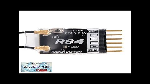 Radiomaster R84 V2 4CH Compatible PWM RC Receiver for Frsky D8 D16 Review