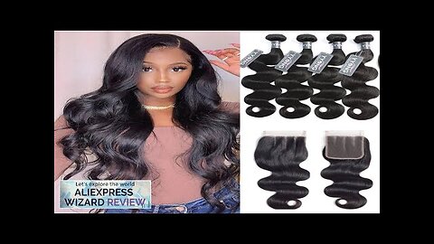 Yyong Body Wave Bundles With Closure Brazilian Hair Weave 3/4 Bundles Review