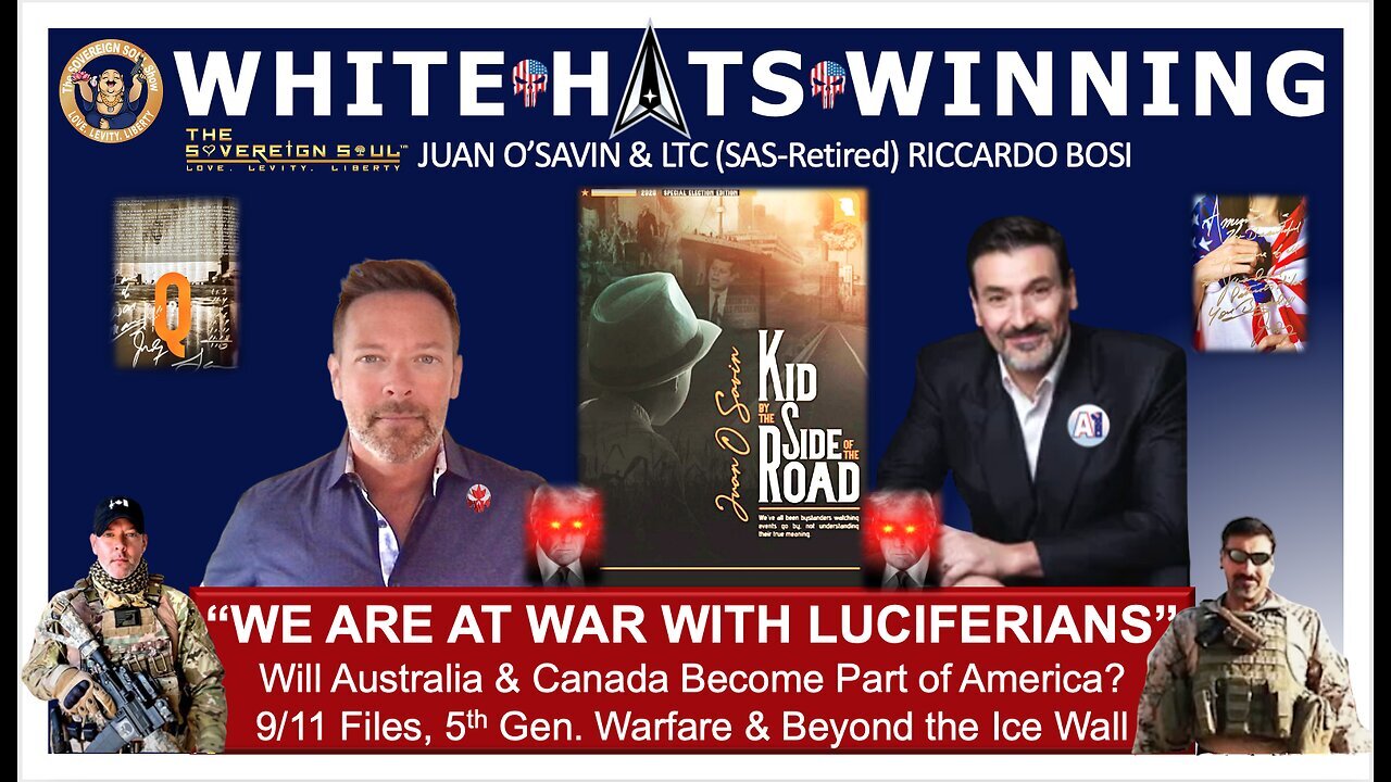 White Hat Updates on Trump’s War Against the [DS] Global Satanic Cult: Juan O’Savin & Riccardo Bosi