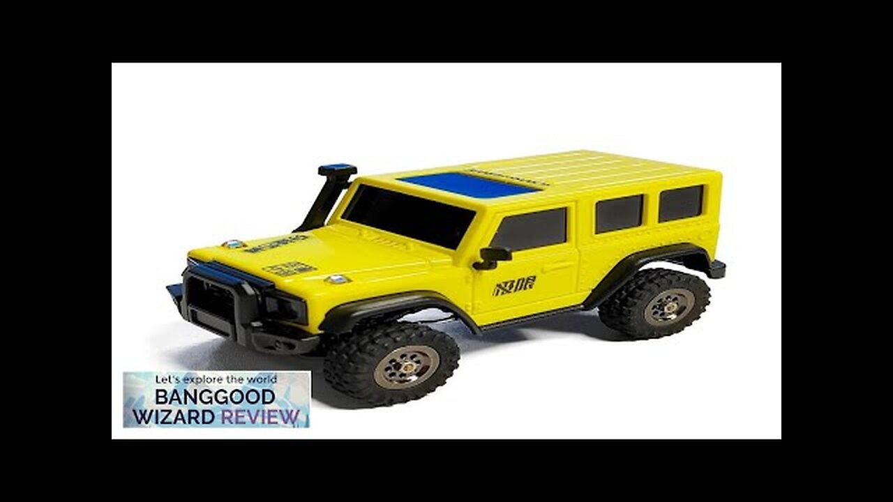 LDARC X43 1/43 2.4G 4WD RC Car Rock Crawler Mini Climbing LED Review