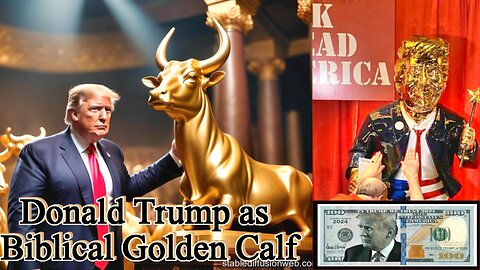 Internet Reacts to Golden-Hoofed, Trump Cash-Covered Idol at Mar-a-Lago | Trump & The Golden Calf