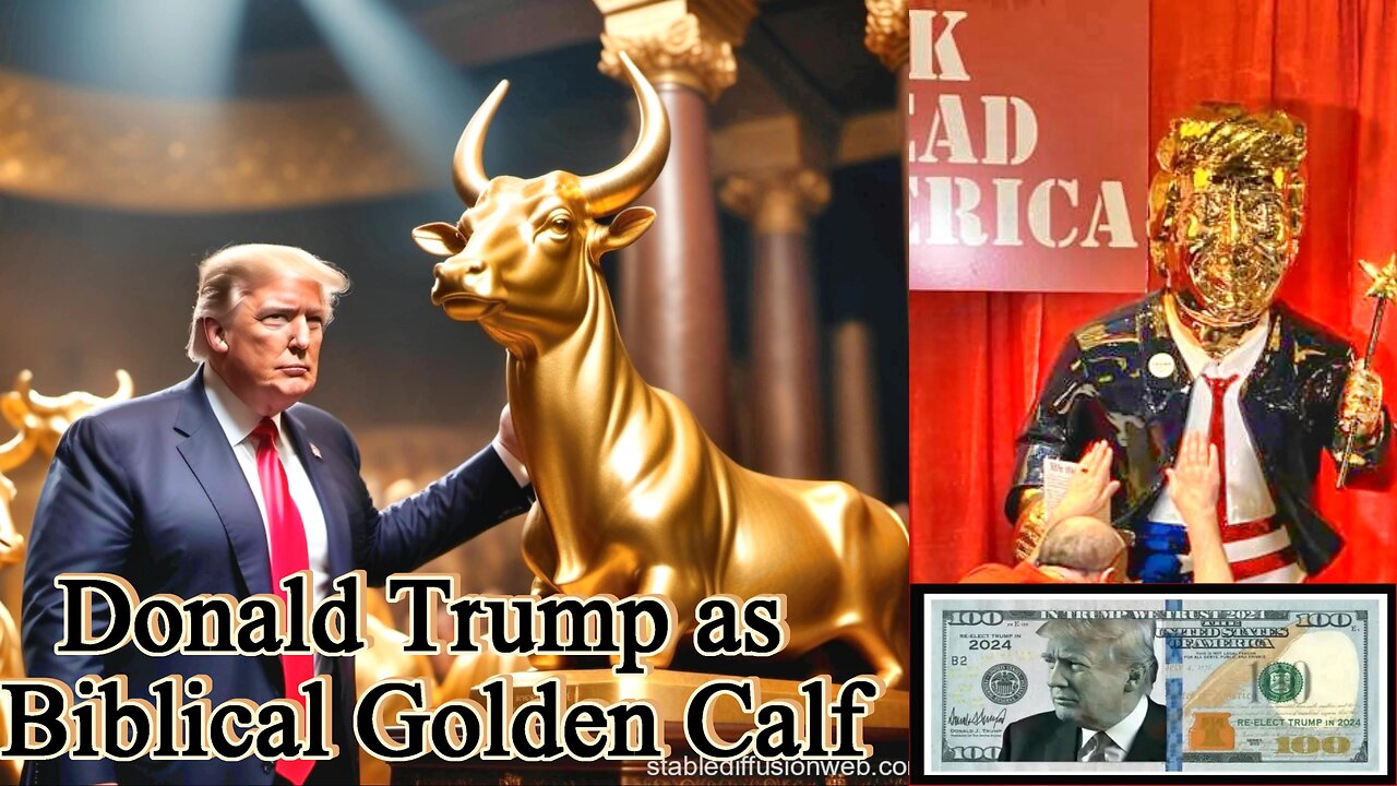 Internet Reacts to Golden-Hoofed, Trump Cash-Covered Idol at Mar-a-Lago | Trump & The Golden Calf