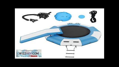 VEVOR Inflatable Water Bouncer 10ft Recreational Water Trampoline Portable Bounce Swim Review