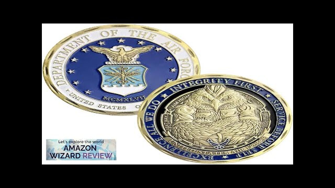 U.S.AF Core Values Air Force Military Challenge Coin Review