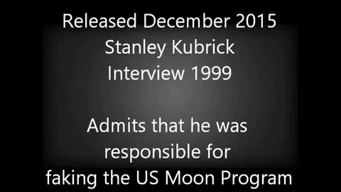 Stanley Kubrick Faking The Moon Landings