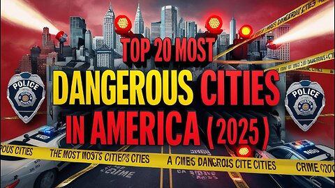 Top 20 Most Dangerous Cities in America 2025 | Tips in High-Risk Areas