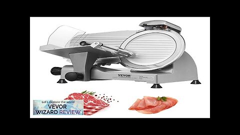 VEVOR Meat Slicer 340W Electric Deli Food Slicer with 10" SUS420 Stainless Review