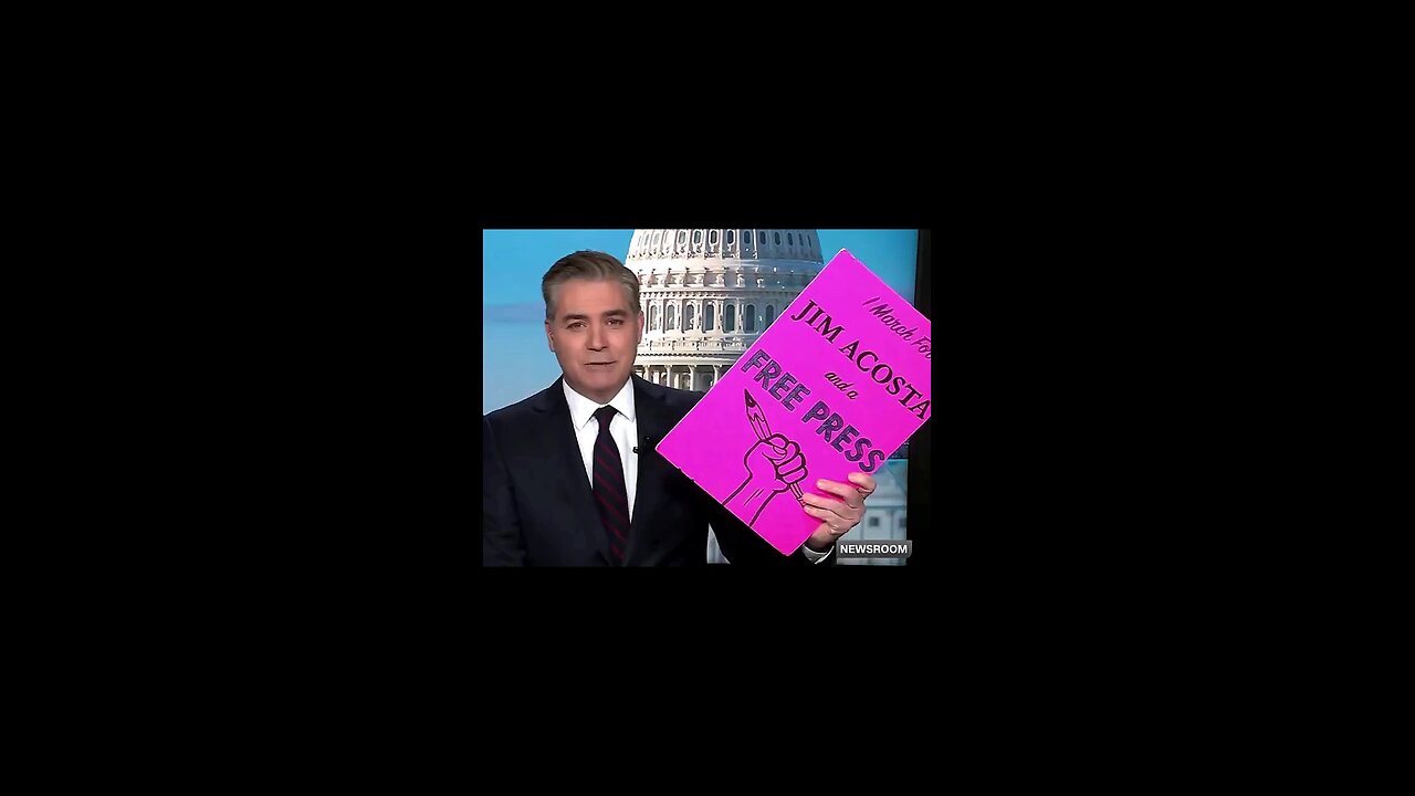 CNN's Jim Acosta thinks the Free Press will Crumble if he and the media let it happen