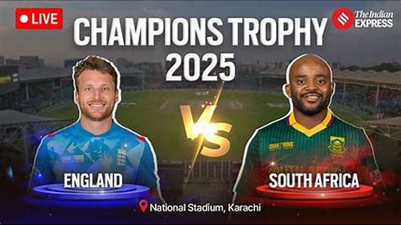 ENG vs SA | Champions Trophy 2025 | Live
