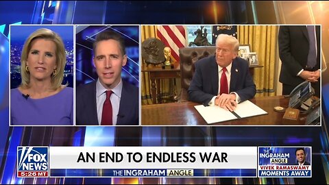 Sen Josh Hawley: Ukraine Will Come Out Better With Trump At Helm Of Negotiations