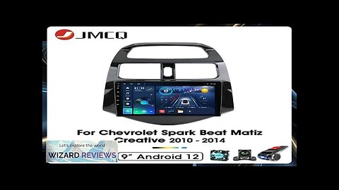 JMCQ 9" Car Stereo Radio For Chevrolet Spark Beat Matiz Creative 2010 Review