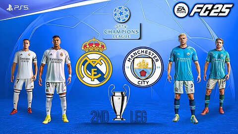 Manchester City vs Real Madrid | UEFA Champions league 2nd leg match | Mbappe vs Haaland