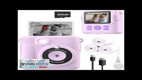 Instant Print Camera for Kids Christmas Birthday Gifts for Girls Boys HD Review