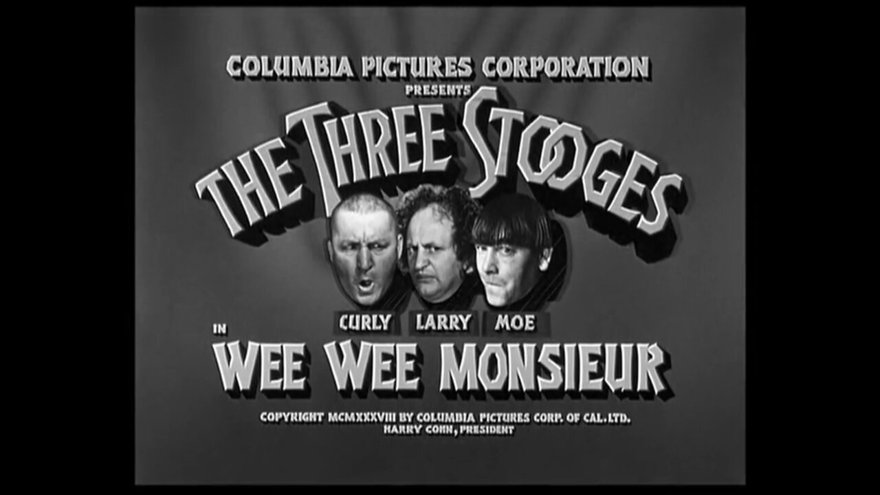 The Three Stooges - "Wee Wee Monsieur"