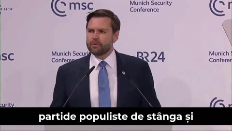 Discursul lui JD Vance la Conferința de Securitate de la Munich 2025