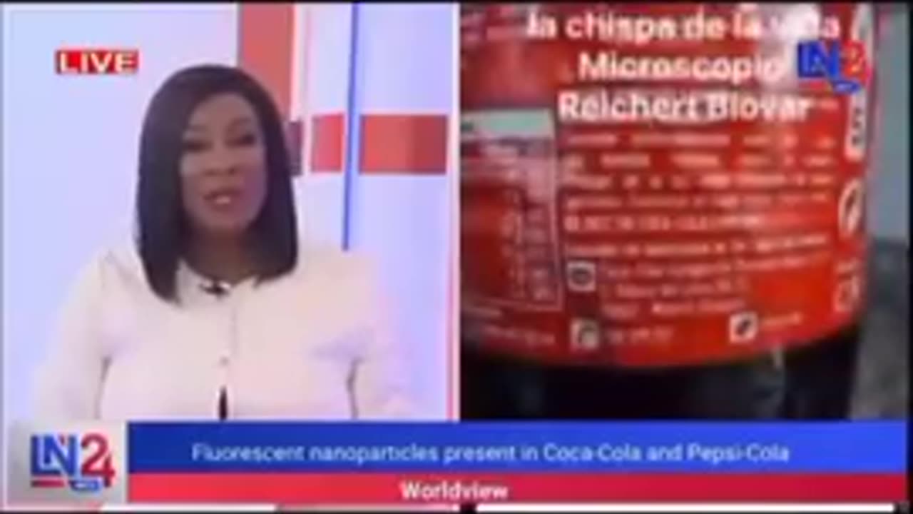 Fluorescent Nanoparticles have been found in Coca-Cola & Pepsi.