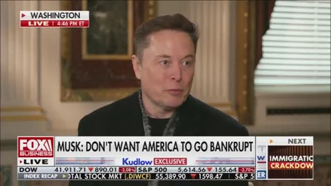 Elon Musk says waste report in social security is the big one that needs to be cut