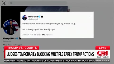 CNN refers to Elon Musk as Harry Bolz on live TV - Harry Balls