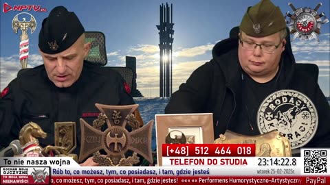 To nie nasza wojna. Wt. 25.2.2025r. W. Olszański, M. Osadowski Rodacy Kamraci NPTV.pl