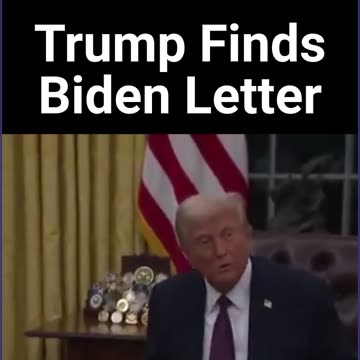 Trump Finds Biden Letter