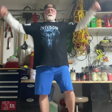 Core Work... Slow-Motion Hamstring Curl-Jacks!