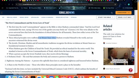 2/21/25 Trump Connected to Noahide Laws?