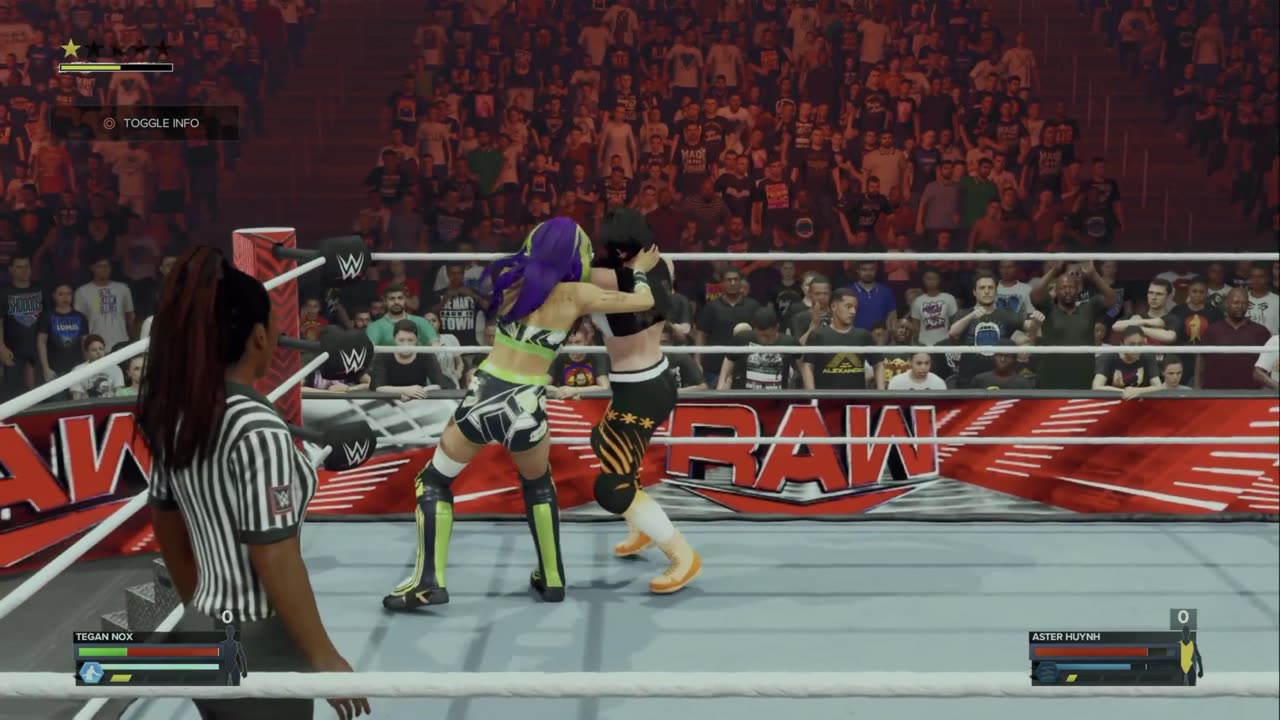 Tegan Nox VS Aster Huynh WWE S 1 E 253