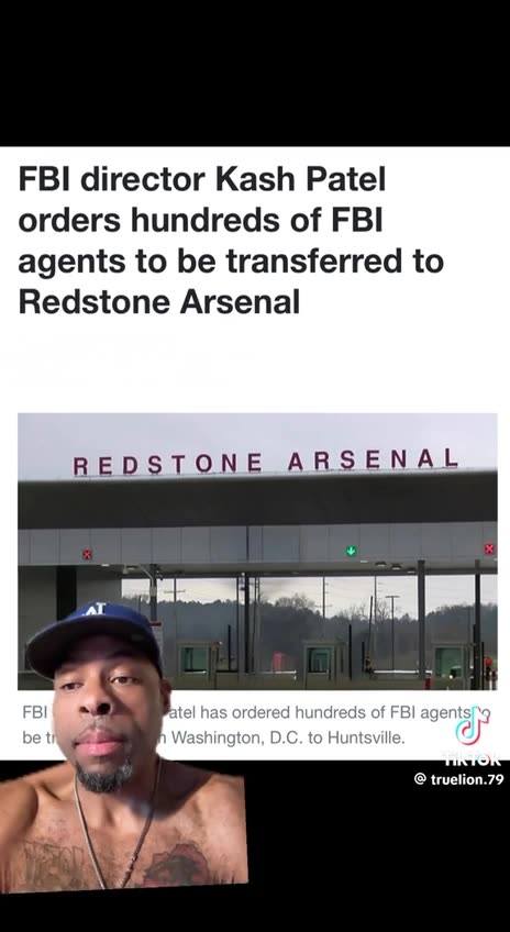 Redstone Arsenal | Where Kash is transferring FBI Agebts.
