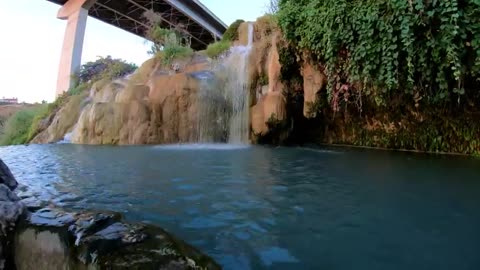 Little Jamaica Swimming Spring Arizona Nevada Drone