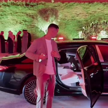 Cristiano Ronaldo arrived to the UFC Fight Night in Riyadh