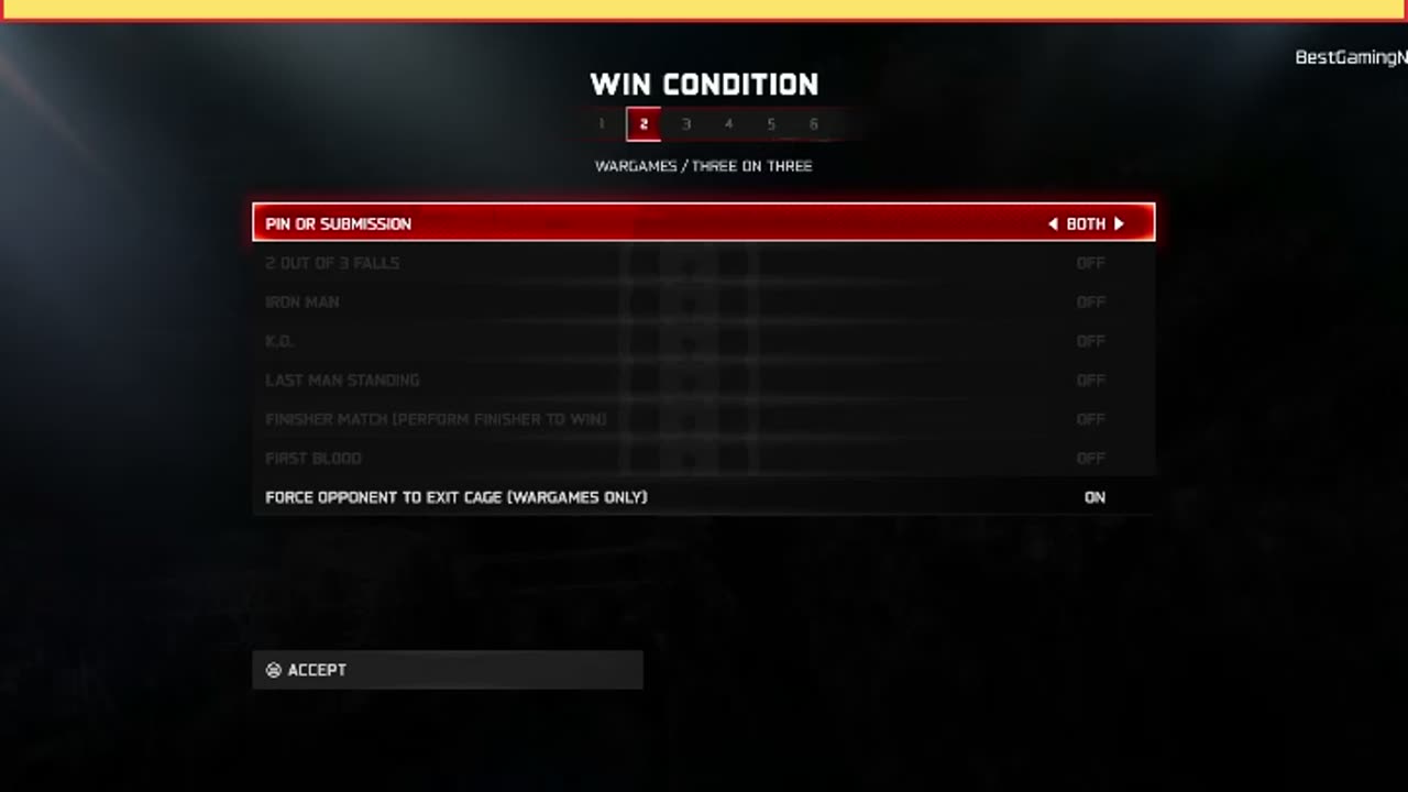 WWE 2k25 Match Creator