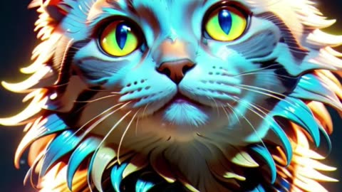 Watch This AI Cat Go Wild! 🤖🐱 | MQ Ai Cat World #shorts #AICats #CuteAICats #mqaicatsworld #mq