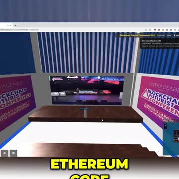 Crypto - #Gemach DAO #Shorts - Vitalik Buterin in Gemach DAO Metaverse at Futurist 2022 in Toronto