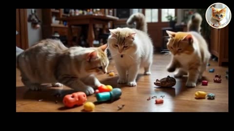 Chaos in Aisle Meow: Cats' Shopping Spree! 🛍️🐾 #PetCats #Cat #CatShopping