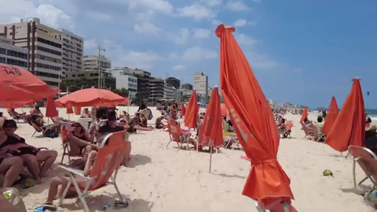 Sunny Day at Leblon Beach