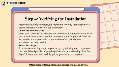 HP LaserJet Pro M1136 Printer Driver Setup